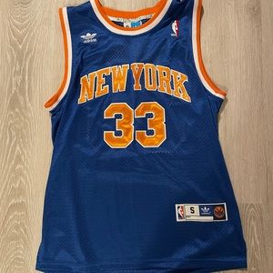 New York Knicks Patrick Ewing Adidas Jersey NBA size small